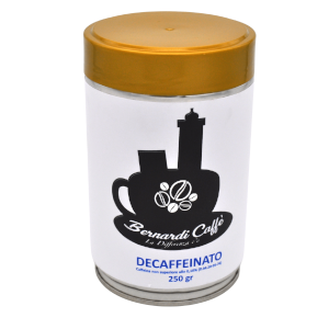 CAFFÈ BERNARDI MISCELA DECAFFEINATO MACINATO IN BARATTOLO 250 gr.